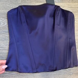 Ten Castle Satin Bustier Aritzia